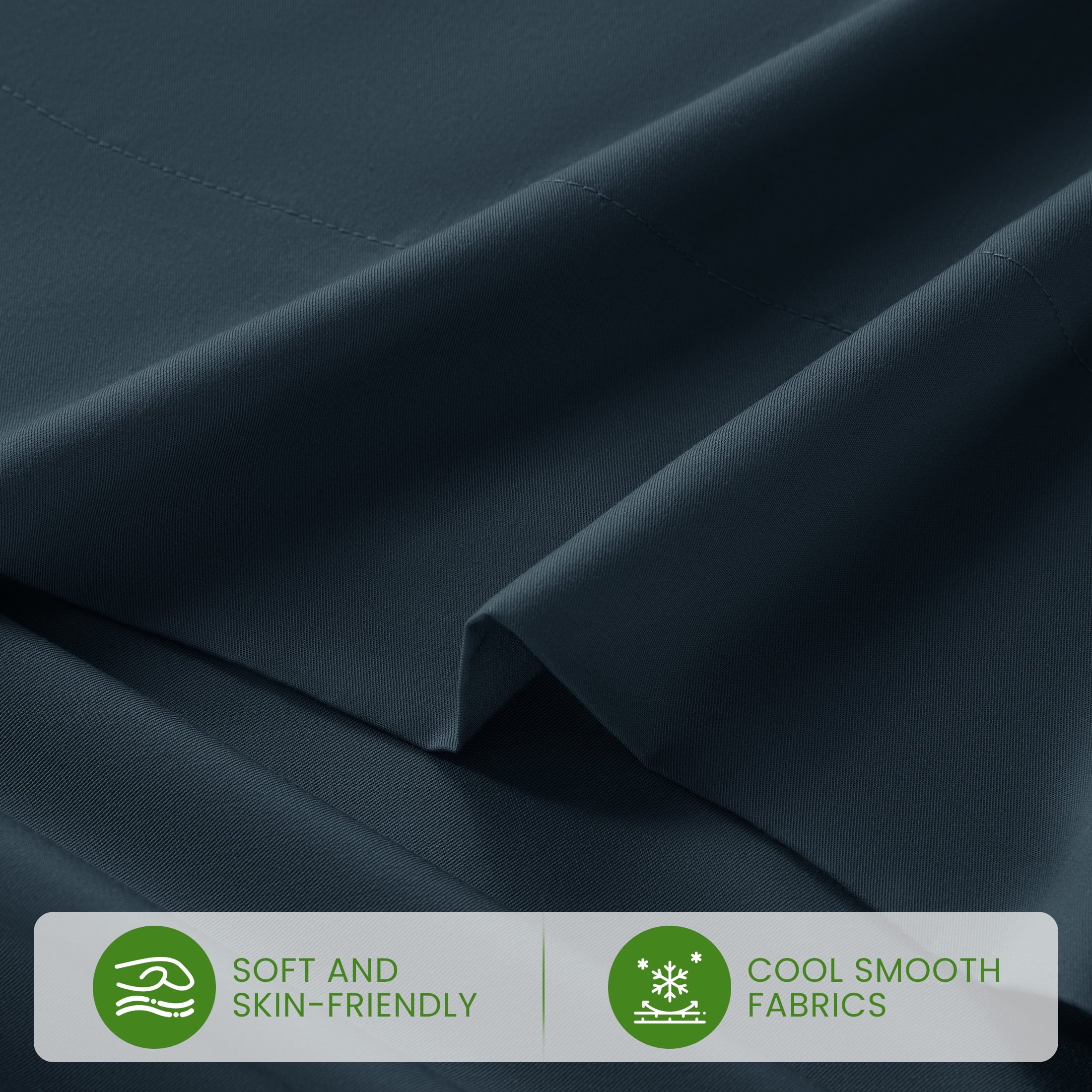 100% Organic Luxurious Bamboo Sheets, Queen Sheet Set 4-Piece with 16" Deep Pocket, Silky Smooth Luxury Bed Sheets, N... - Image 6