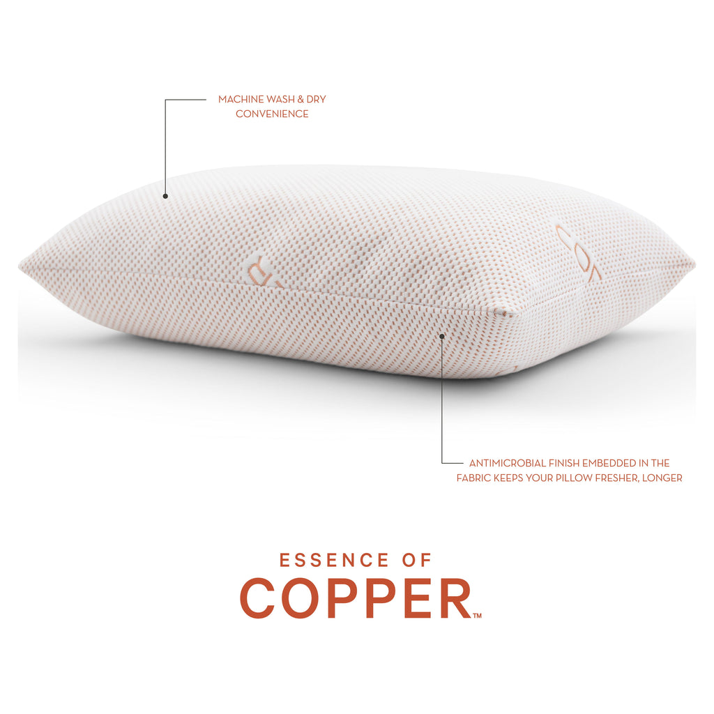Luxury Knit Bed Pillow 2 Pack, Standard/Queen, Polyester - Image 6
