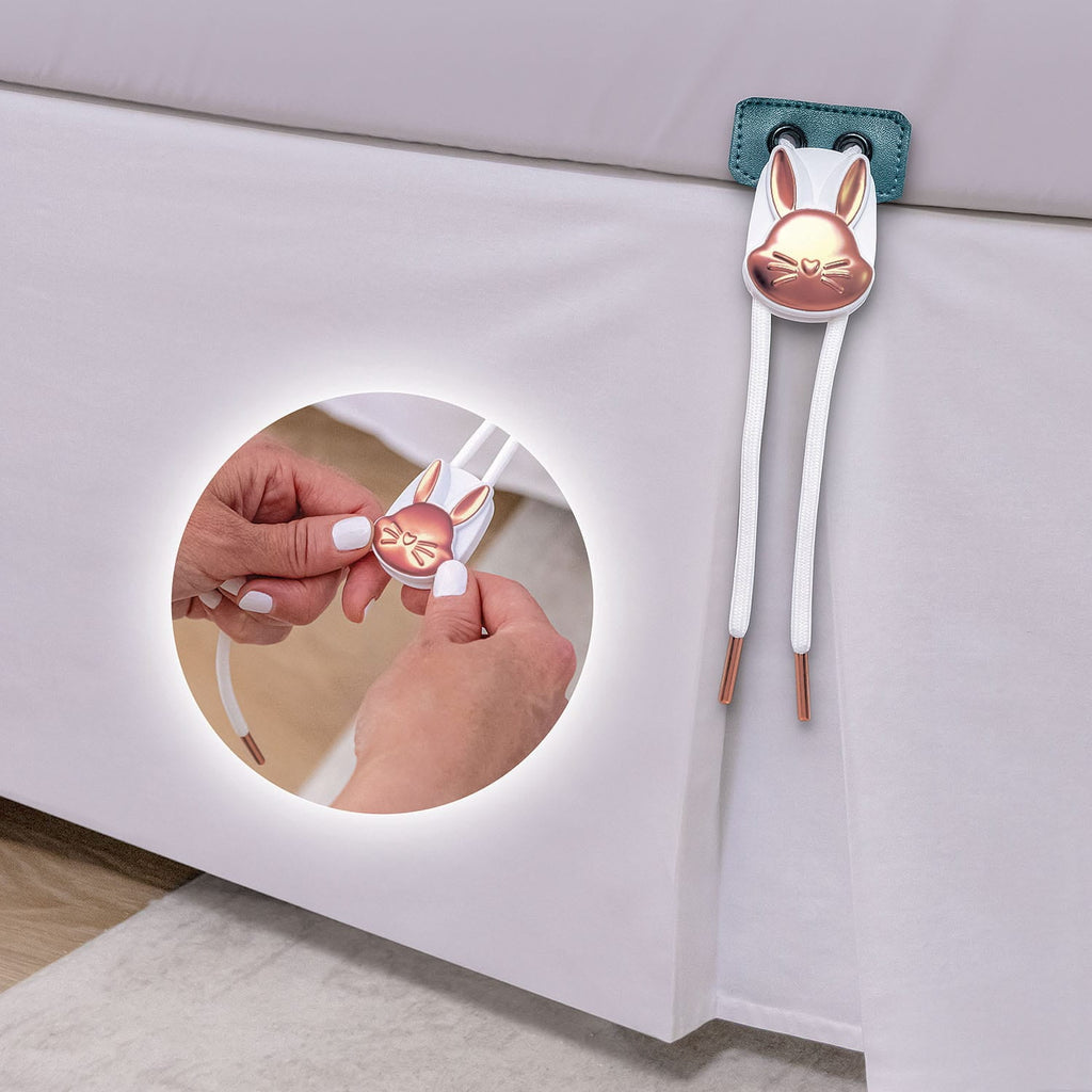 Fitted Bed Sheet With Built-In Compression Cord Locks On Mattresses & Won’t Slip - Image 2