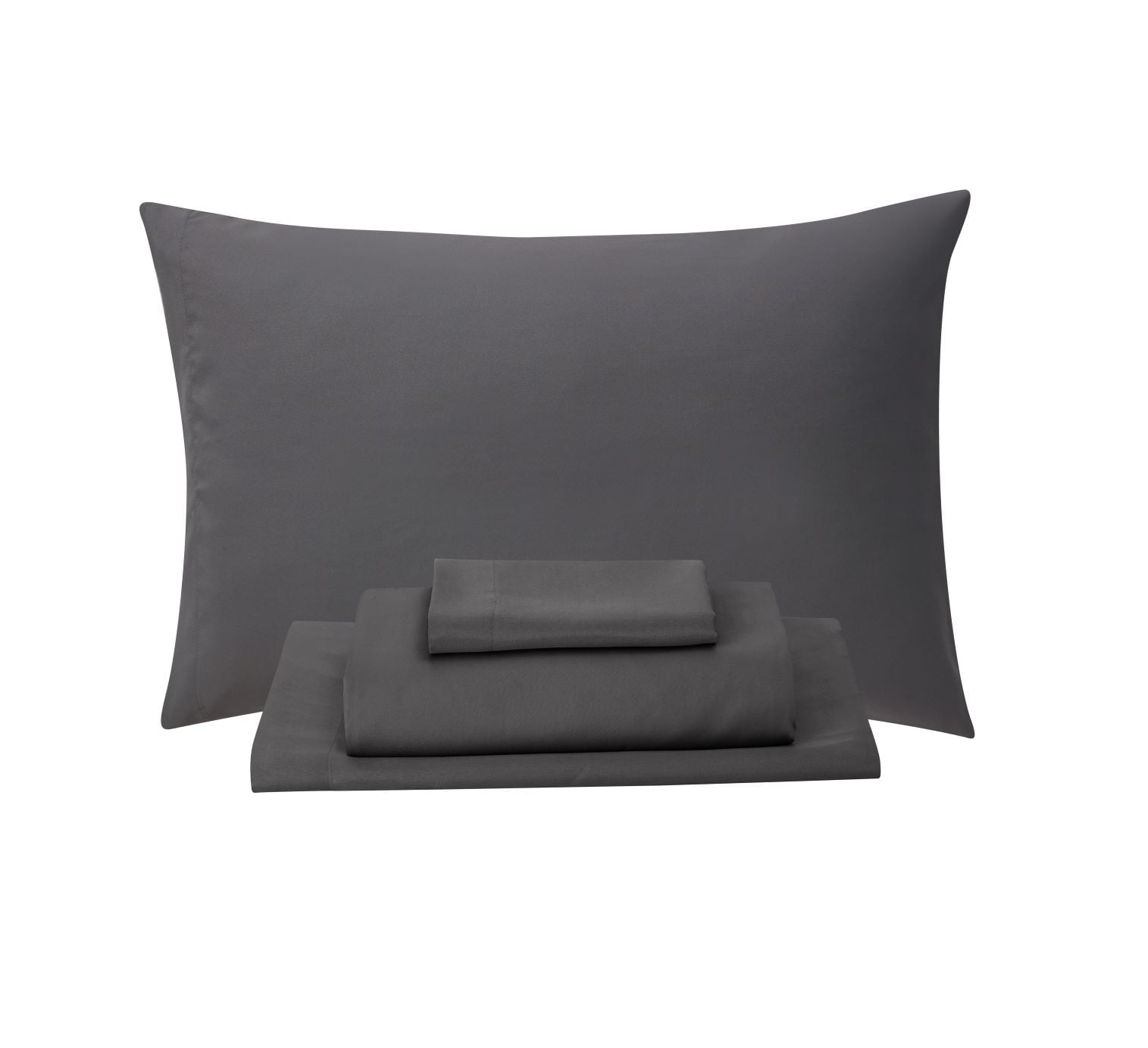 Mainstays 7 Piece Reversible Bed in a Bag Comforter Set with Sheets, Black, King - Image 5