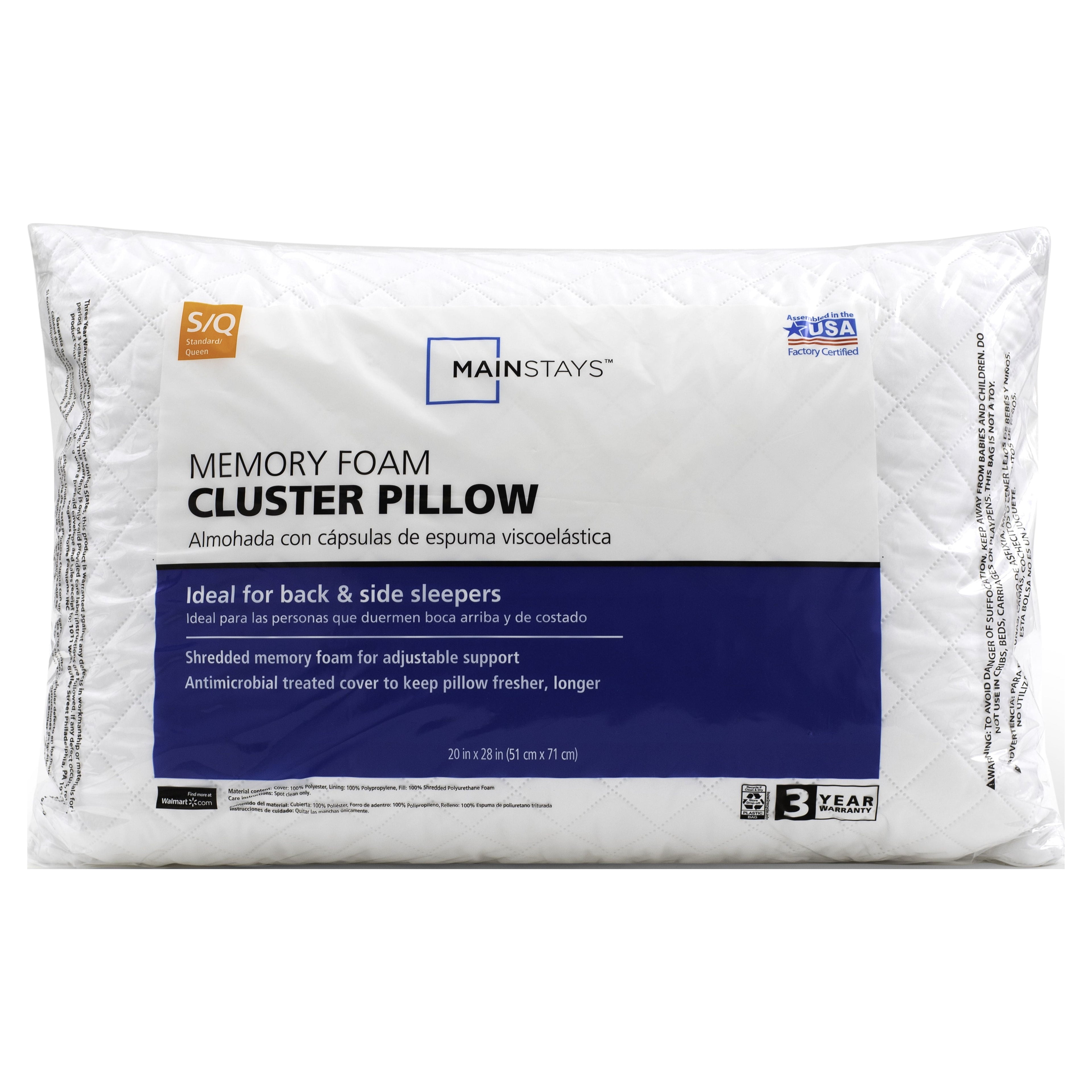 Memory Foam Cluster Bed Pillow, Standard/Queen, 2 Pack - Image 5