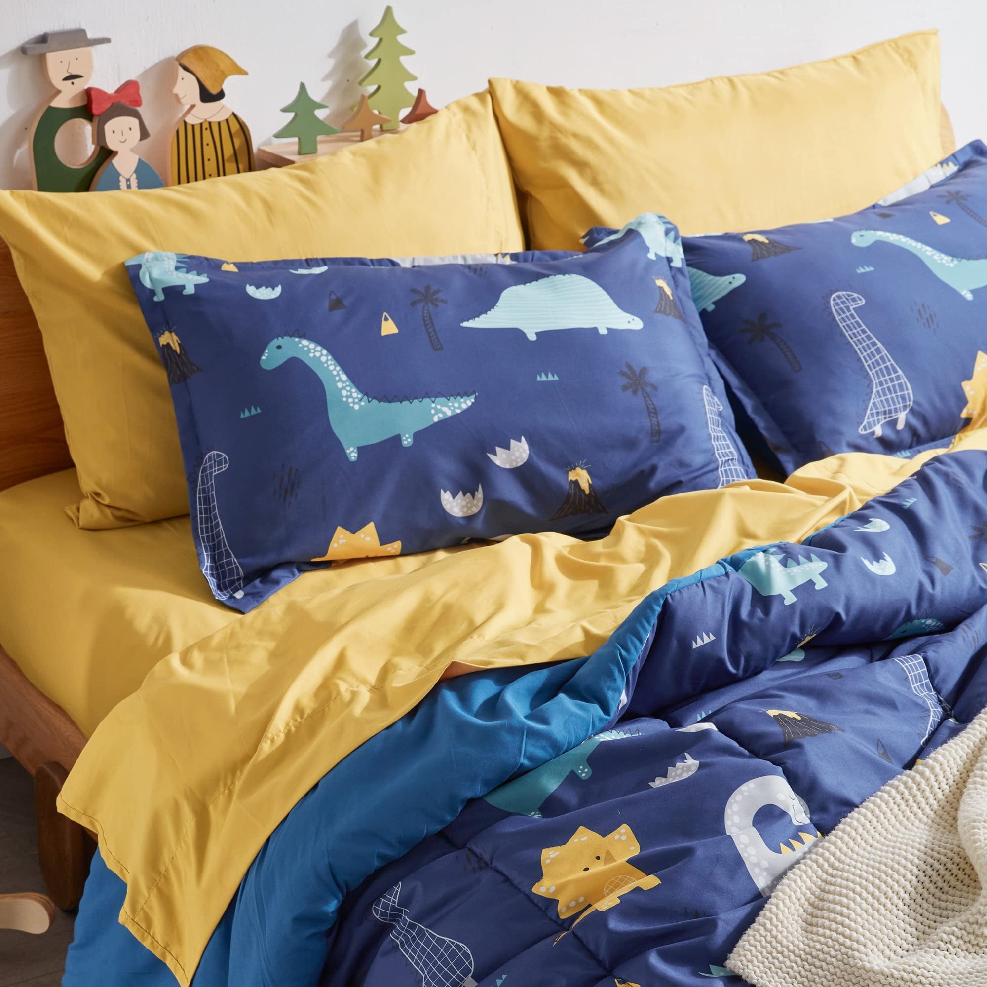 Kids Bedding Comforter Set Twin/Twin Xl Size - Super Soft & Cute Printed 2-Piece Comforter Set All Seasons for Boys, ... - Image 2