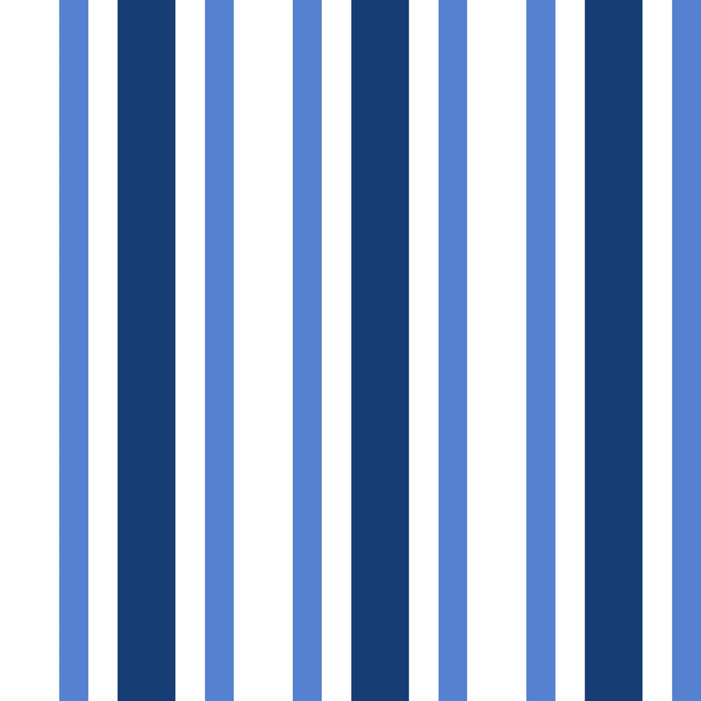 Blue Stripes XL Oversized Throw Blanket, 72 x 50 inches, Great for a Kids Bedroom, Super Soft and Cozy - Image 3