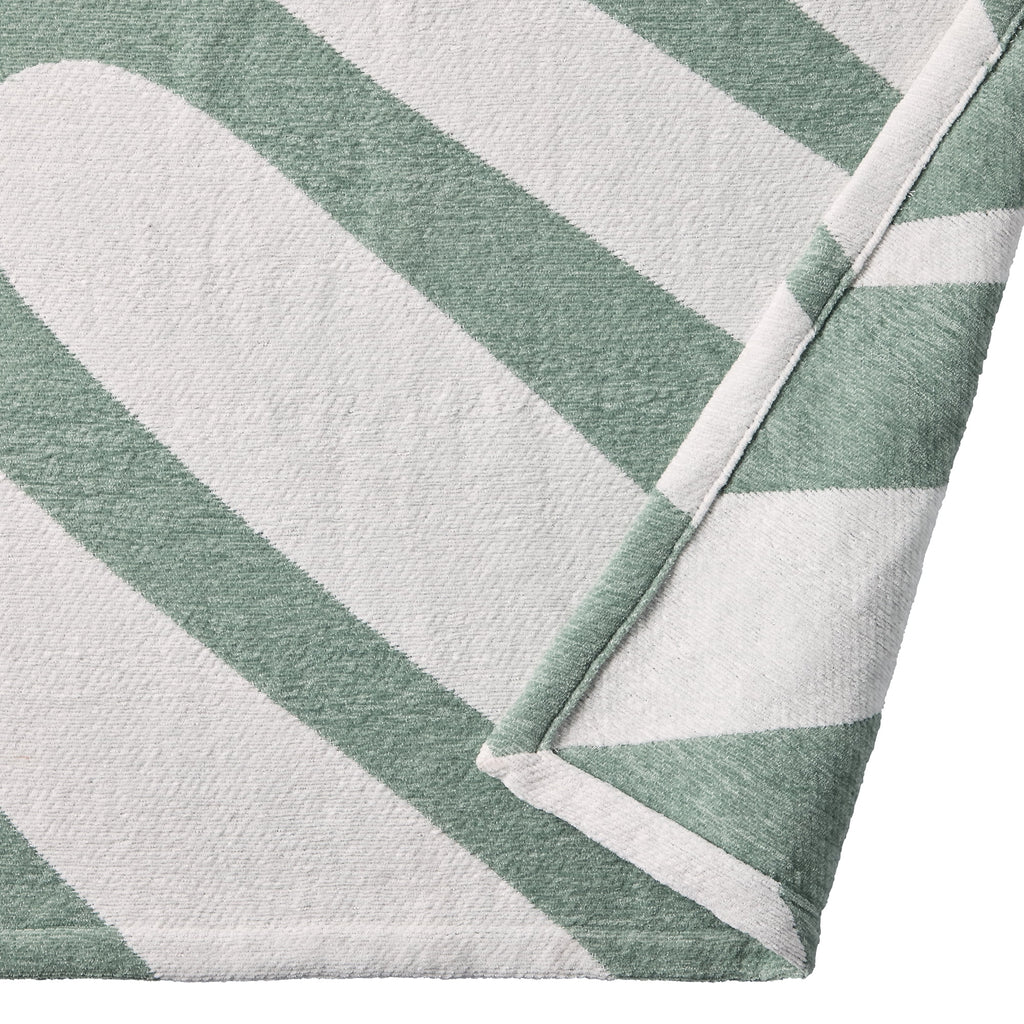 Better Homes & Gardens Chenille Jacquard Soft Throw Blanket, Soft Sea - Image 6