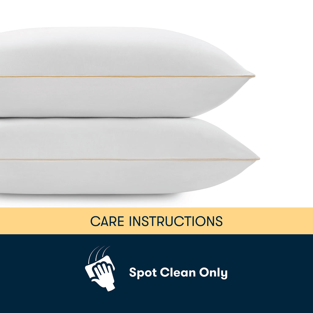 Sertapedic Bounce Back Standard/Queen Bed Pillow, Hypoallergenic Fill - Image 5