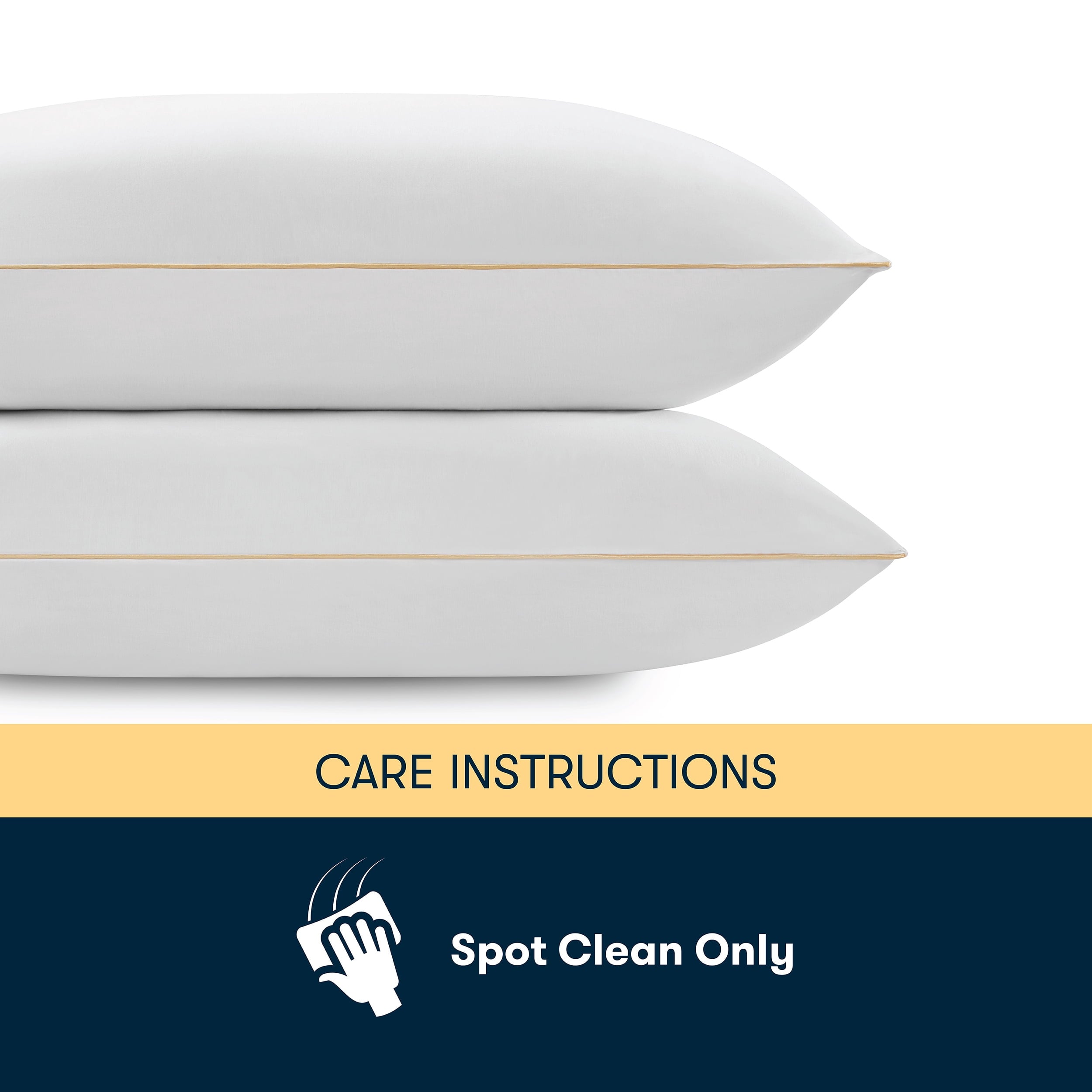 Sertapedic Bounce Back Standard/Queen Bed Pillow, Hypoallergenic Fill - Image 5