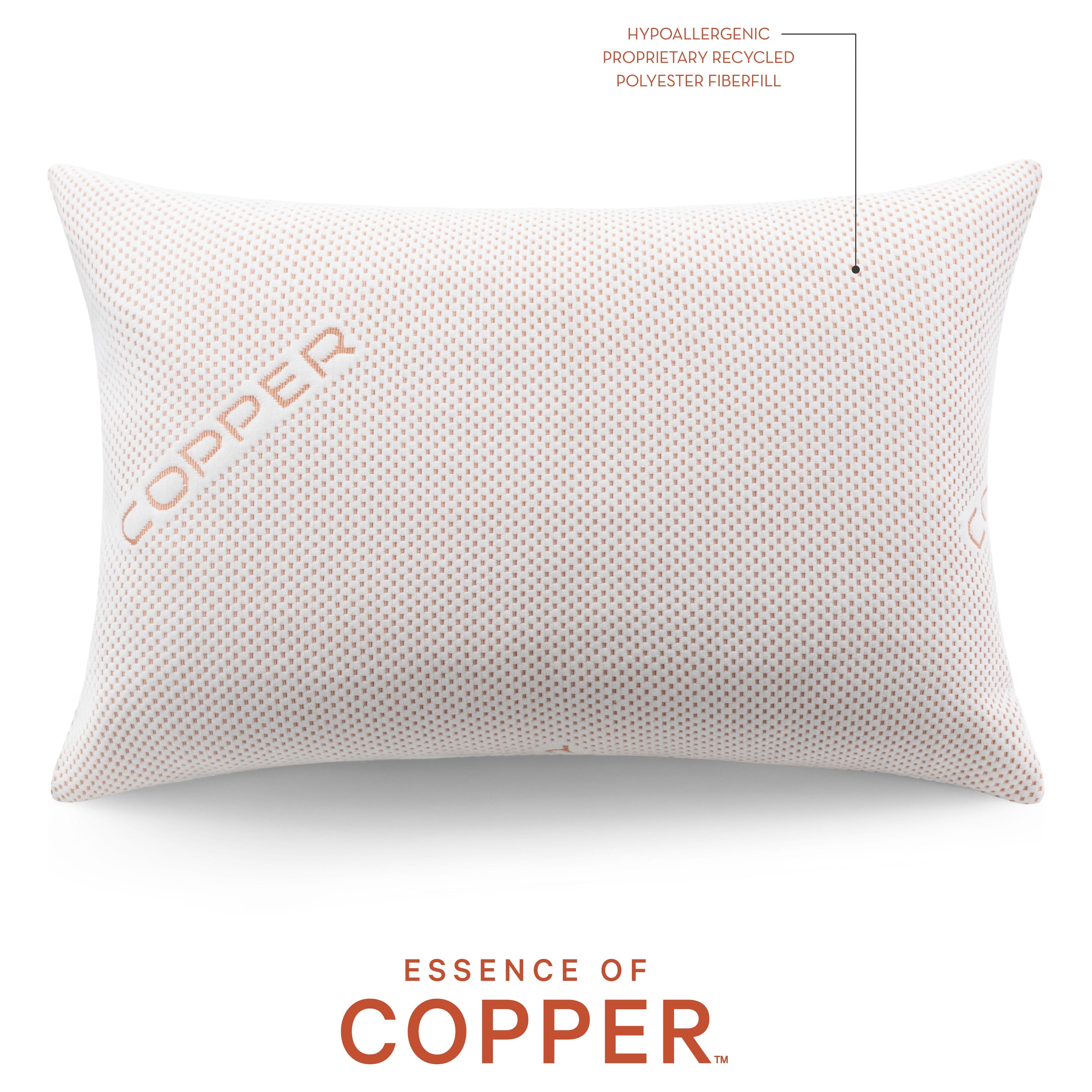 Luxury Knit Bed Pillow 2 Pack, Standard/Queen, Polyester - Image 4