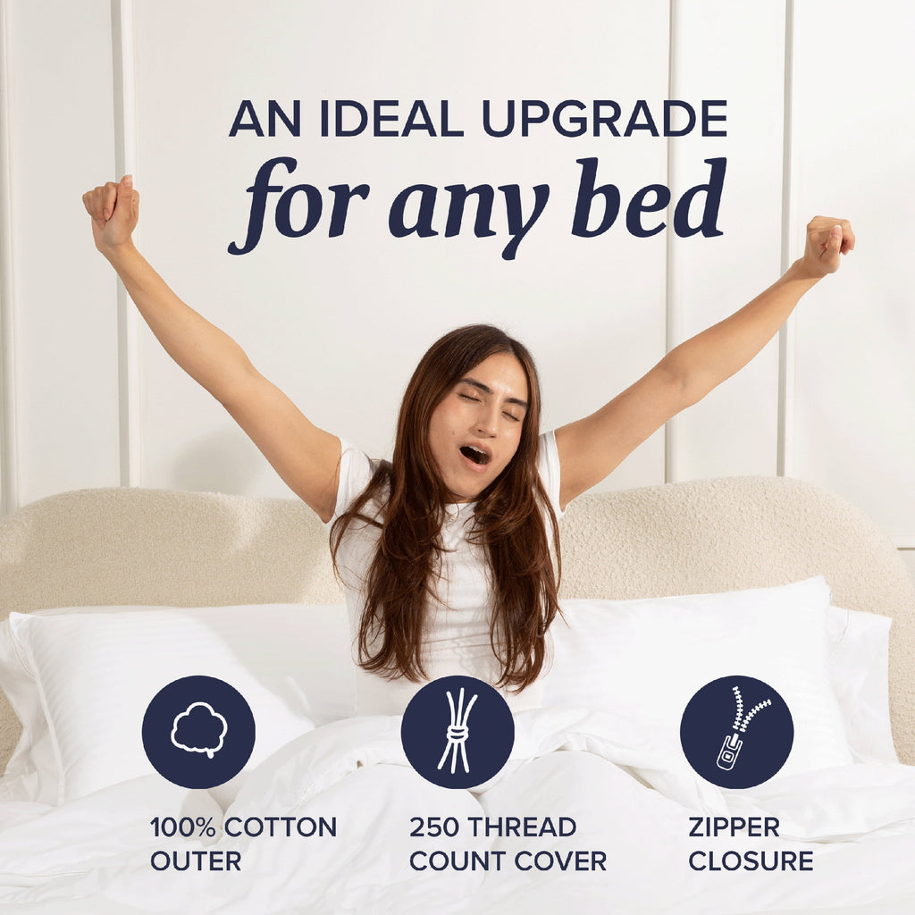 Beckham Hotel Collection Customizable Memory Foam Queen Pillow 1Pack, Adult - Image 4