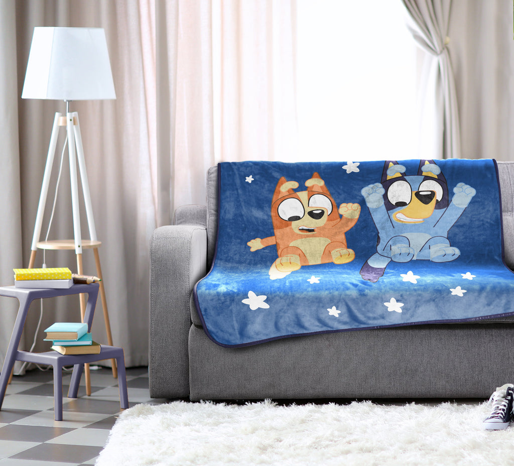 In The Dream Kids Throw Blanket, 46 x 60, Microfiber, Blue, BBC Studios Ages 1+ - Image 6
