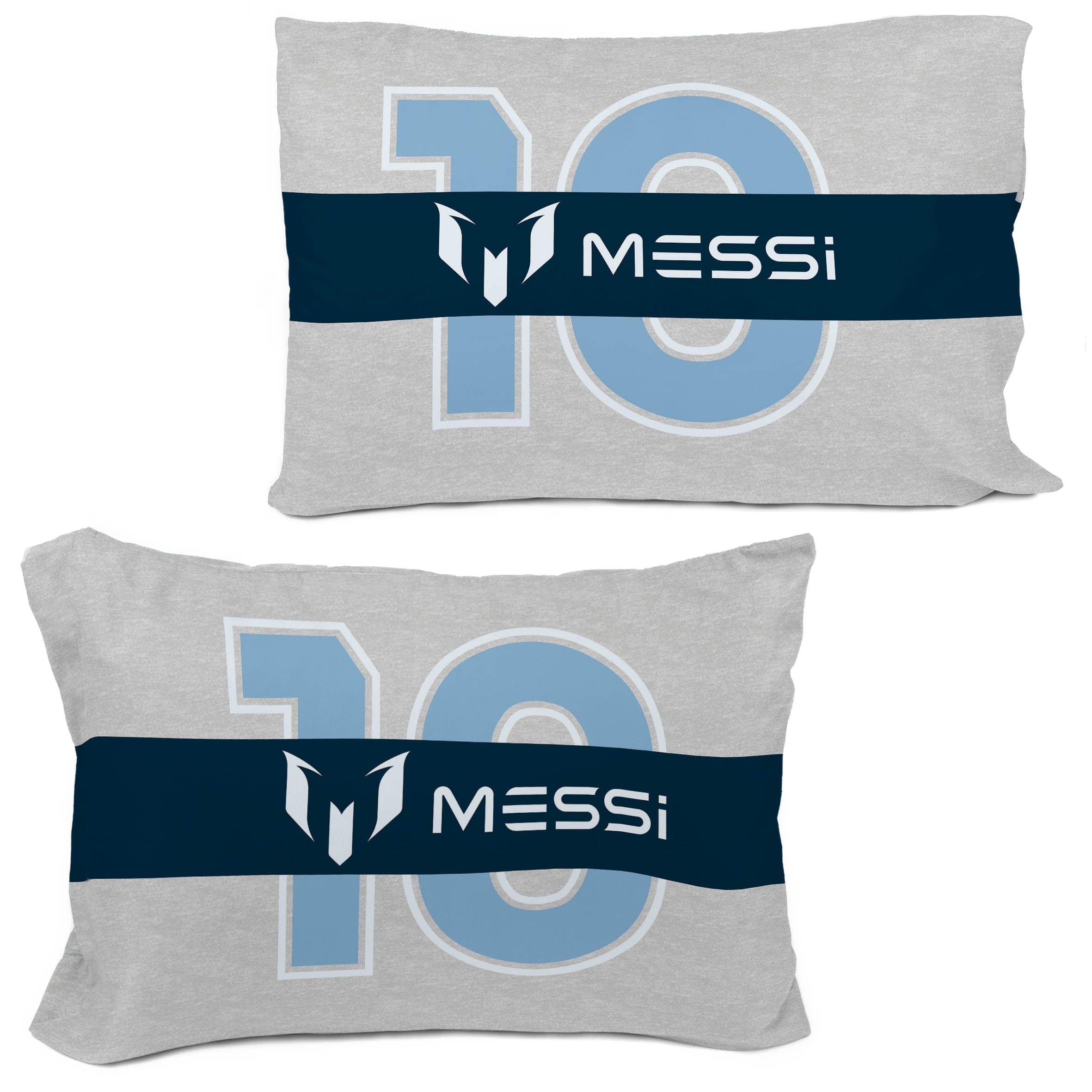 Kids 2 Piece Grey Reversible Comforter and Pillowcase Set, Twin/Full - Image 4