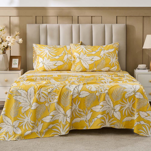 100% Cotton Deep Pocket Queen Sheet Set Fit 16", Breathable Super Soft Queen Size Sheet Set, Luxury Hotel Style Home ... - Image 2