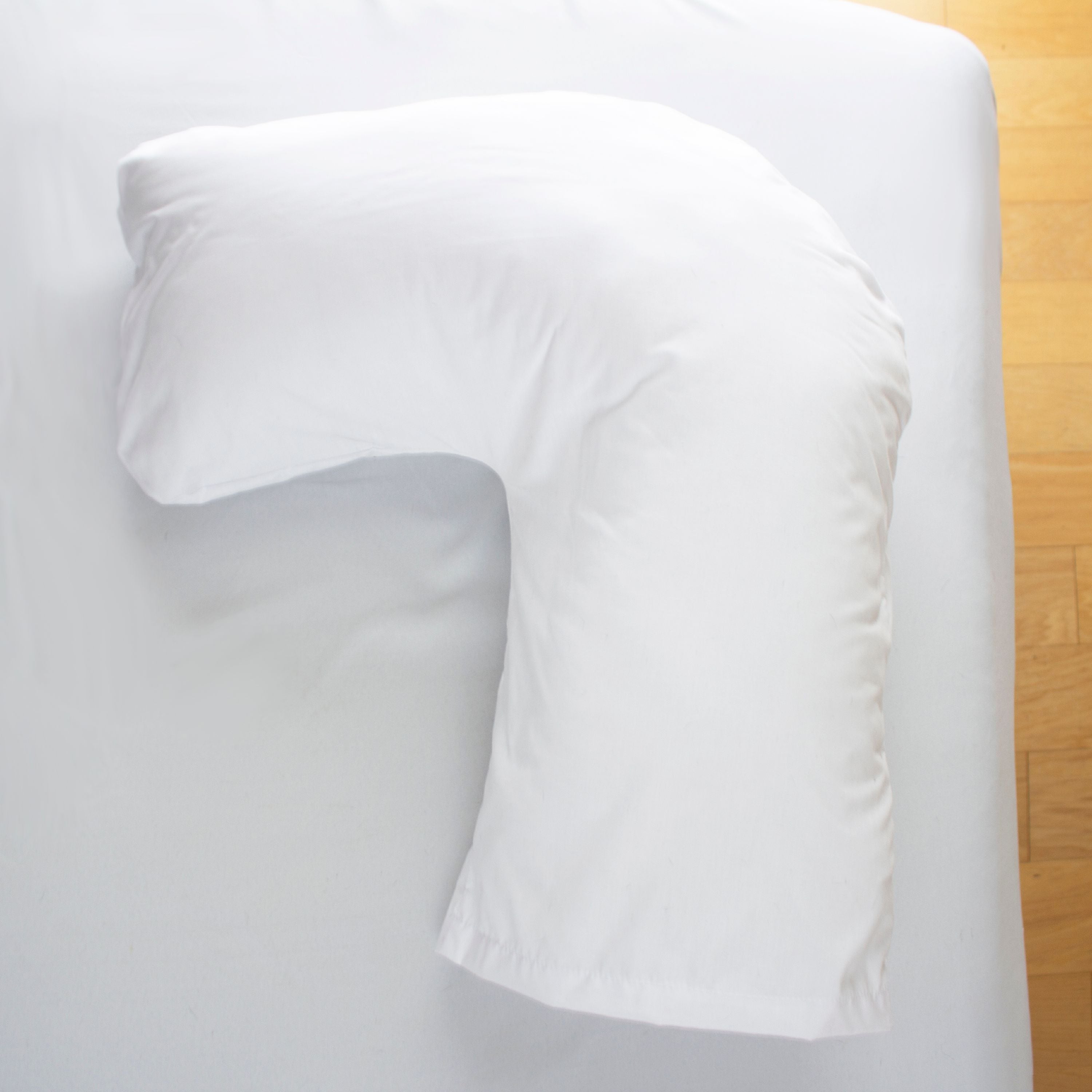 DMI Hugg-A-Pillow 17" x 22" Bed Pillow White 554-7915-1900 - Image 6