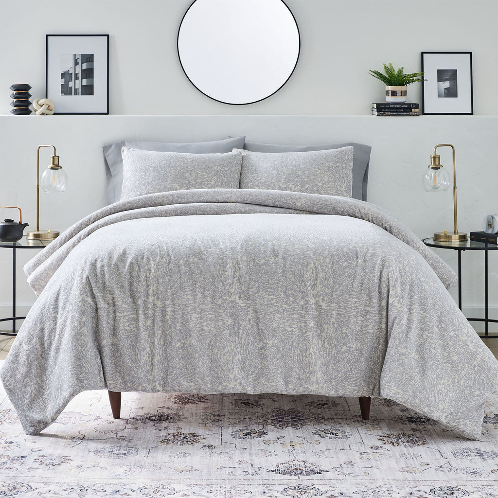Better Homes & Garden Grey Chenille 3-Piece Comforter Set, Full/Queen, All Ages