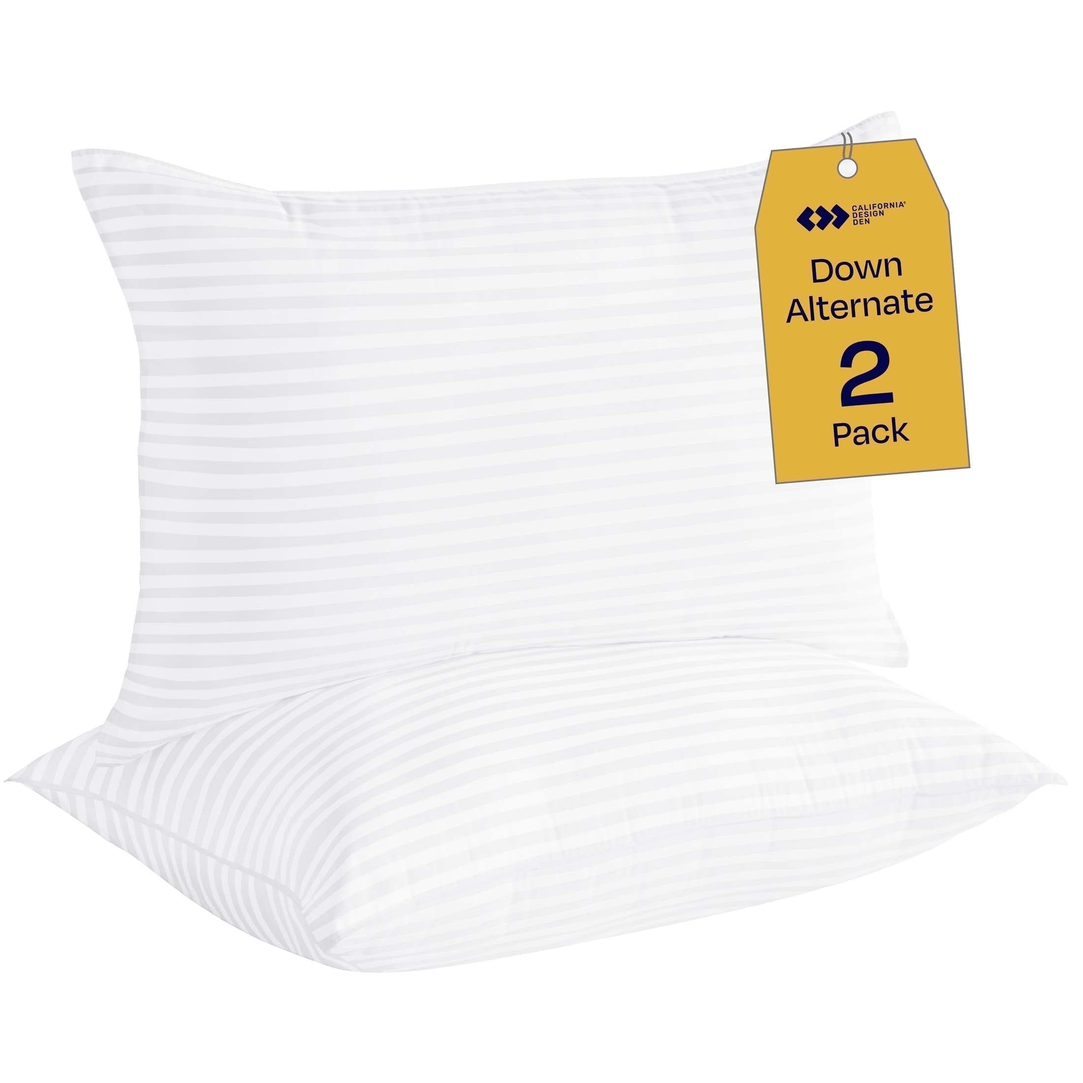 2-Pack Comfort Bed Pillows Standard size set of 2 for Sleeping, Pillows, for Back, Stomach or Side Sleepers, 20 x 26 ...