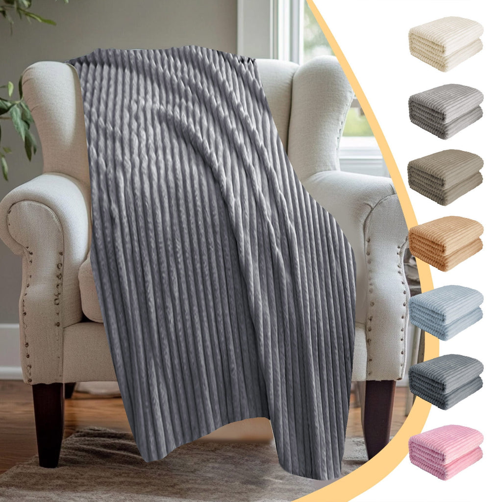 Boovnll Bunny Blanket, Super Soft & Warm Faux Rabbit Fur Throw Blanket, Lightweight Microfiber Machine Washable for Bedroom, Living Room, Ch