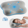 Cervical Pillow Orthopedic Cervical Pillow for Neck Pain Relief, Memory Foam Bed Pillow with Pillowcase, Contour Bed ...