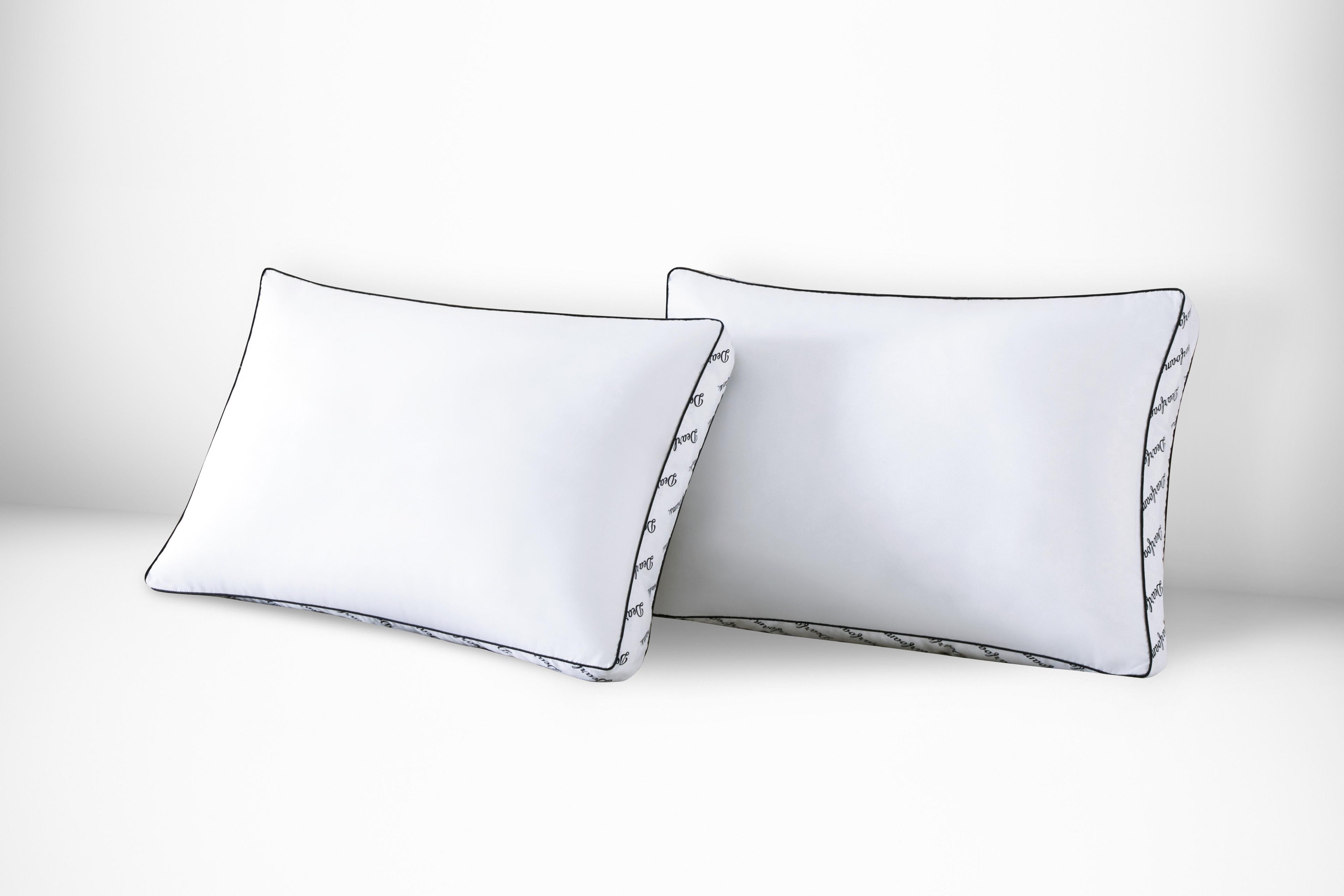 Cozy Gusseted Bed Pillow Standard, White