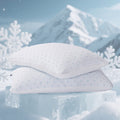 EGOHOME 2-Pack Adjustable Cooling Bed Pillows, Shredded Memory Foam Pillows Set of 2, Standard Queen, Dual Sides
