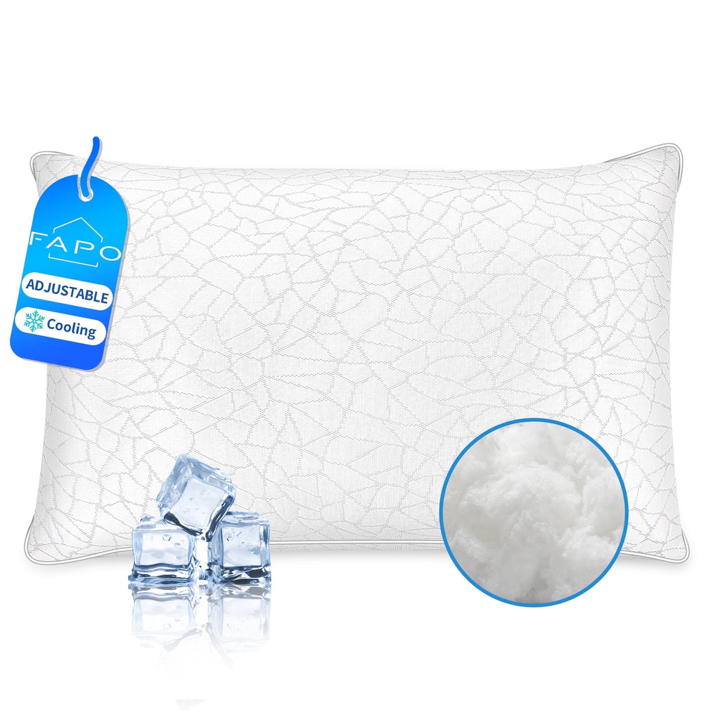 Queen Size Bed Pillows 1-Pack,2.2lb High Quality Down Alternative Filled,3D Breathable Cover,Hotel Collection Pillows...