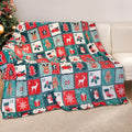 Cozy Blanket Printed Blanket Throw Christmas Blanket - 300 GSM Fleece Blanket Throw Size Blanket for Home Decoration,...