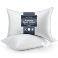 FAPO Goose Feather Pillows Queen Size Set of 2, Hotel Down Bed Pillow for Sleeping,Soft 600 TC Cotton Cover