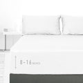 100% Cotton Queen Size Fitted Sheet Only, 300 Thread Count White Fitted Bed Sheet with 22” Extra Deep Pocket, Soft & ...