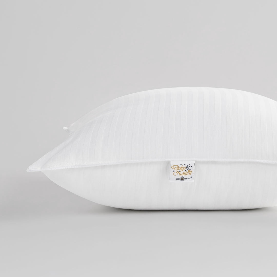 Sobel Westex: Dolce Notte II Stomach, Side and Back Sleeper Bed Pillow for Sleeping | Hotel and Resort Quality | Hypoallergenic, Down Like F