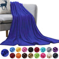 Howarmer Large Navy Fleece Throw Blankets, Throw Size Soft Fuzzy Blanket for Women Men and s, All Season Lightweight Microfiber Fluffy Blank