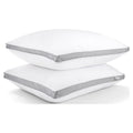2 Pack Cotton Down Alternative Pillows,Queen Size Bed Pillows Gusseted Hypoallergenic