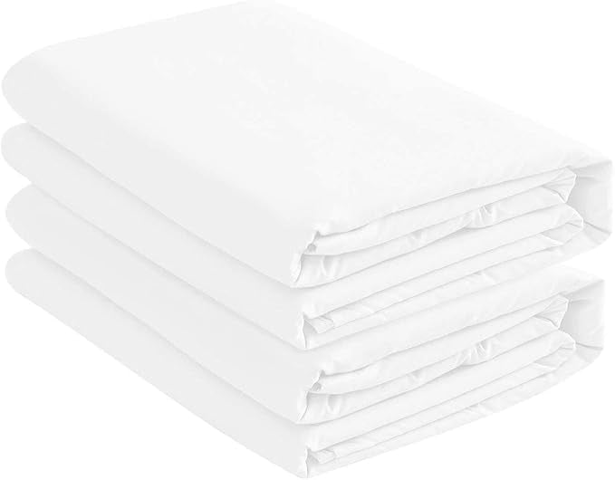 Jersey Knit Microfiber 2 Twin XL Fitted Bottom Bed Sheets (2-Pack) 1800 Ultra Soft - Hypoallergenic - 15" Deep Pocket, 39" x 80" Great for D