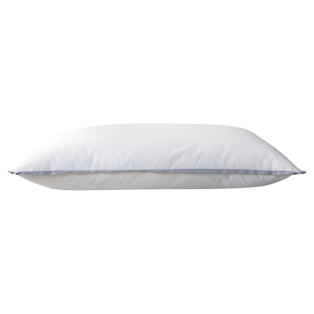 Flat Soft Thin Pillows Queen Size Bed Pillow Hotel Pillows with Down Alternative Fill for Side Back Stomach Sleepers,...