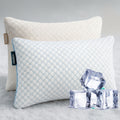Cooling Pillows for Bed, Memory Foam Bed Pillow, Queen Pillows 20” X 28”, 2 Pack