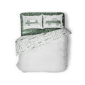 RV Queen Bed Sheet Set, Green Map, Polyester (53476)
