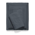 Microfiber Bed Sheet Set, Grey Stone, Full, 4 Pieces