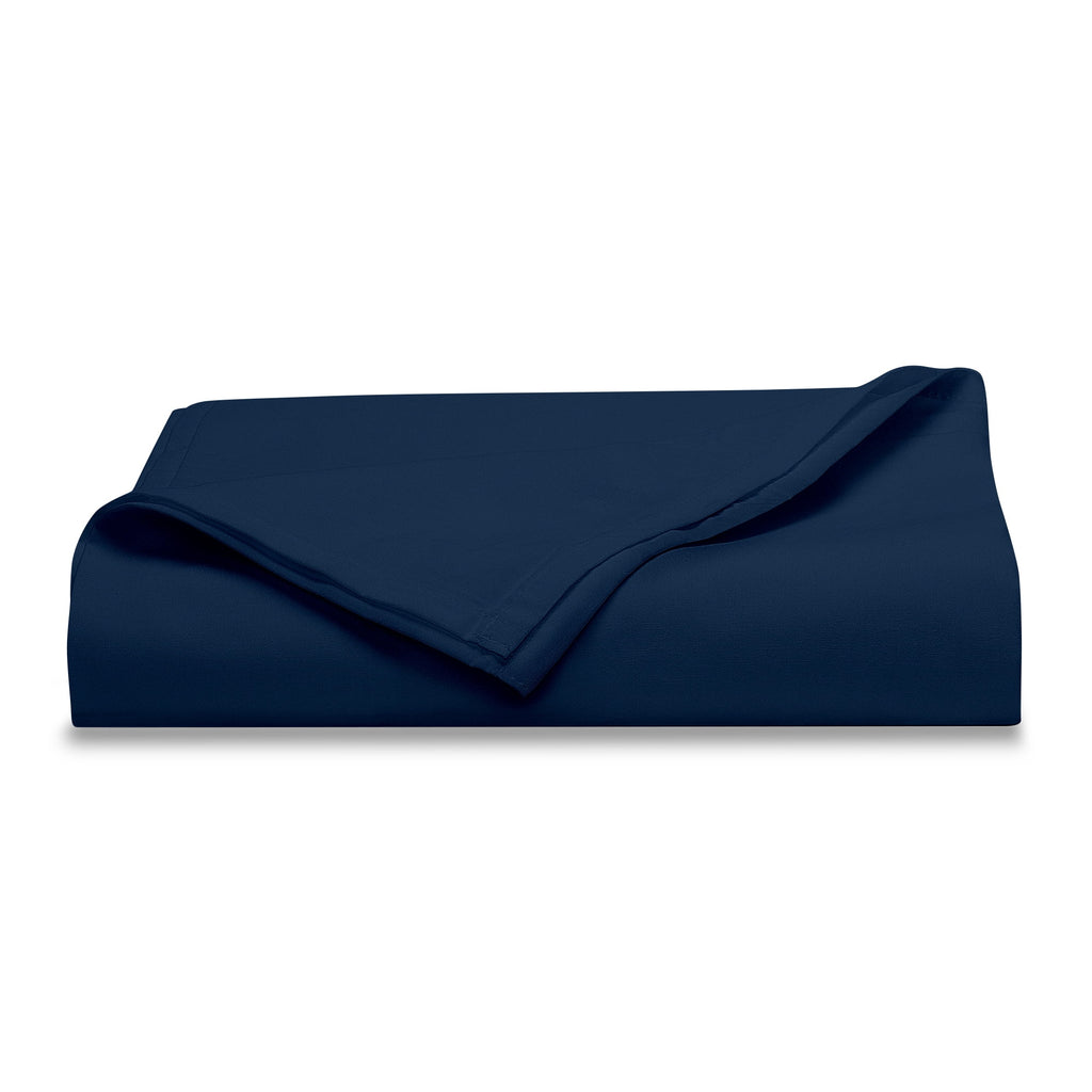 300 Thread Count Easy Care Blue Cove Cotton Blend Percale Flat Bed Sheet, King