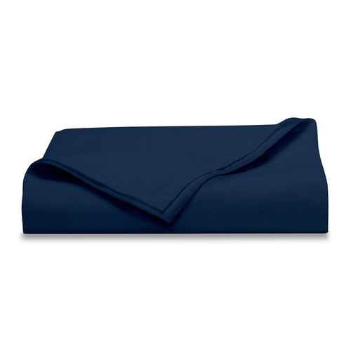 300 Thread Count Easy Care Blue Cove Cotton Blend Percale Flat Bed Sheet, King