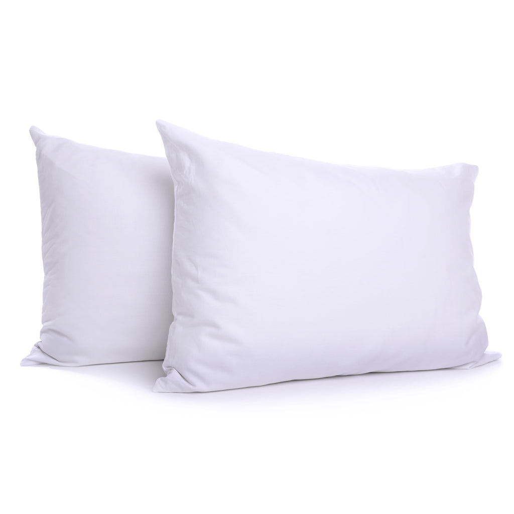 2-Pack Down Alternative White Bed Pillows, Standard