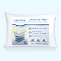 Fiber Water Pillow: Adjustable Pillow for Neck Pain Relief, Pillow for Side, Back, and Stomach Sleepers, The Original...
