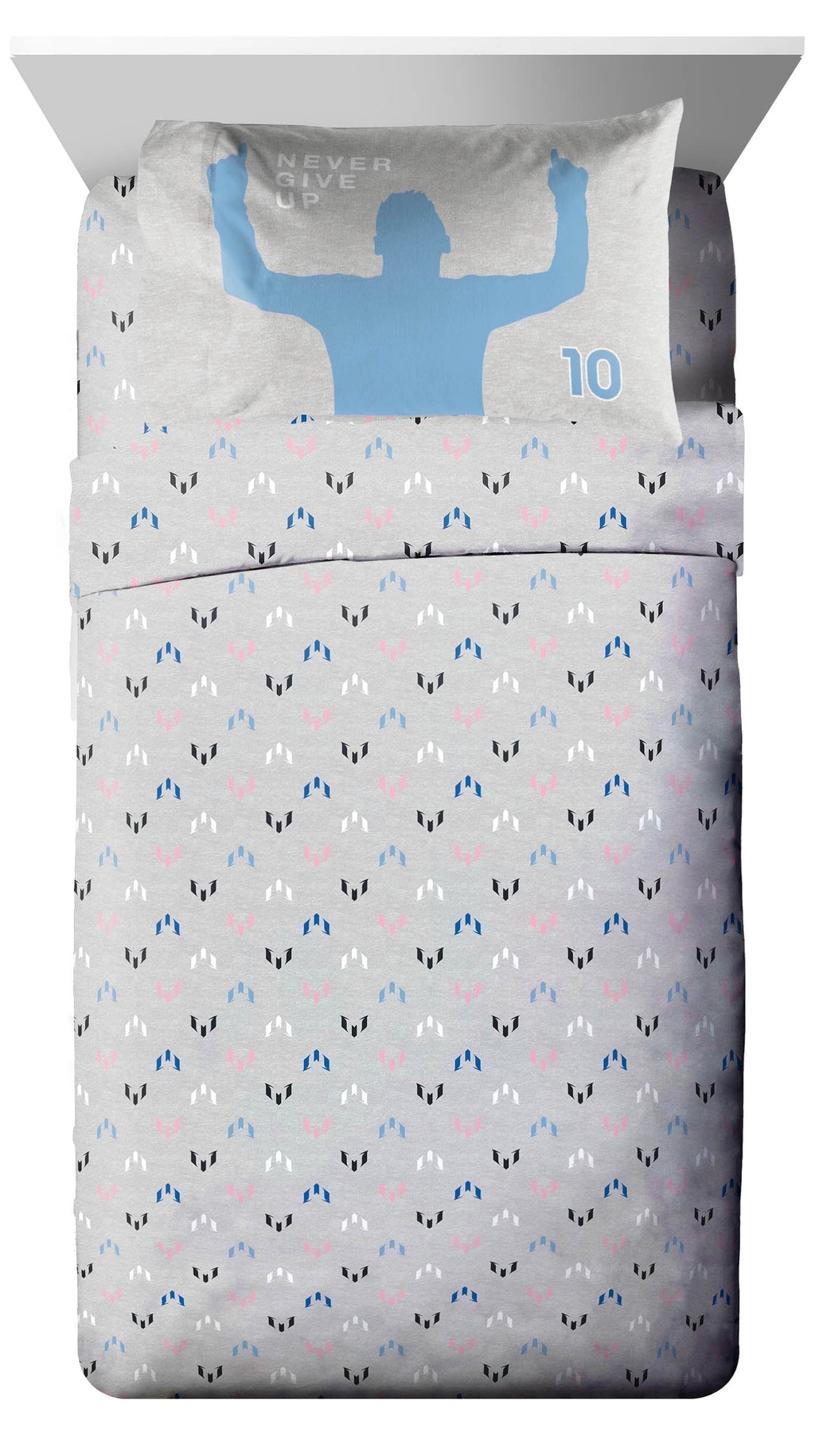 Messi Lionel Messi 3 Piece Twin Size Bed Sheet Set - Soccer Theme Bedding for Kids & Teens