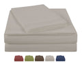 Luxury Silver Gray Microfiber bed Sheet Sets, 4-pieces, Twin size