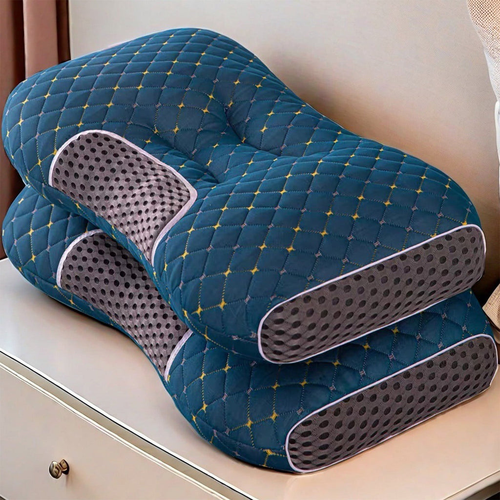 2-Pack Orthopedic Cervical Pillows For Deep Sleep Support - Non-Collapsing Memory Foam Pillow With Neck Pain Relief, ...
