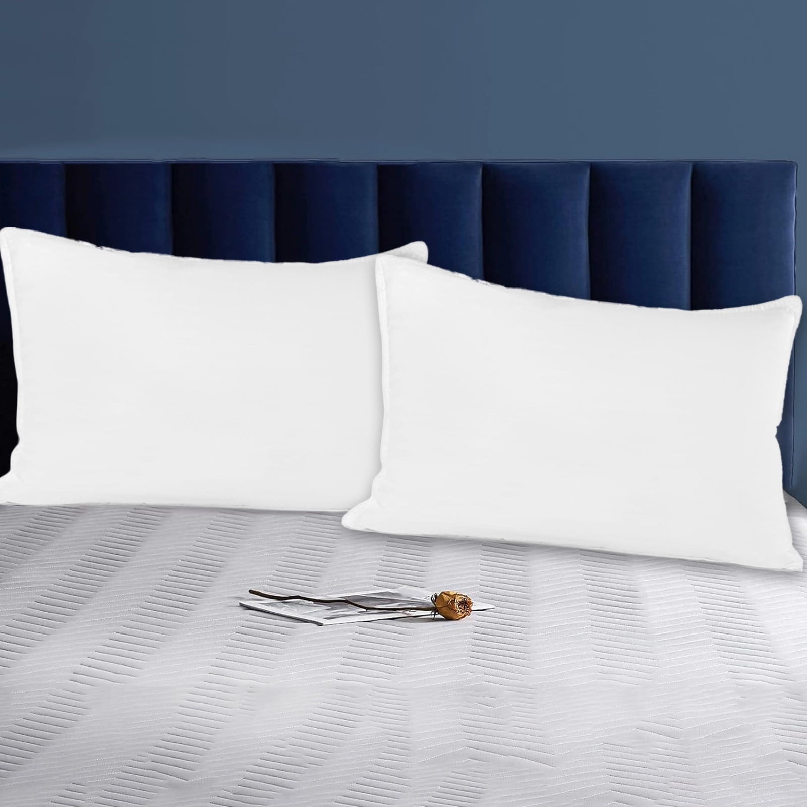 Pillows Standard Size Set of 2, Bed Pillows for Sleeping, Standard Pillows 2 Pack for Back, Stomach or Side Sleepers,...