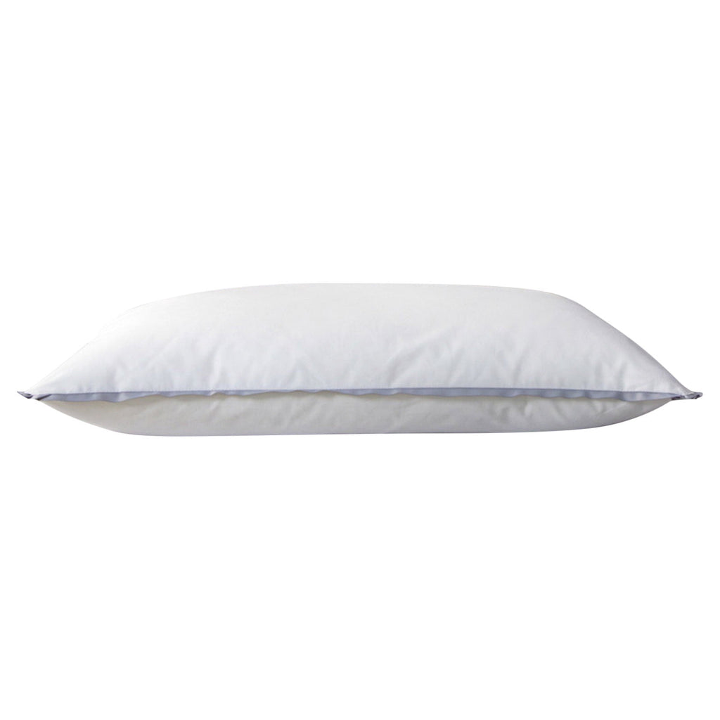Extra Flat Soft Thin Pillows Queen Size, Bed Pillow with Full Cotton Filling for Side Back Stomach Sleepers, 20x30 In...