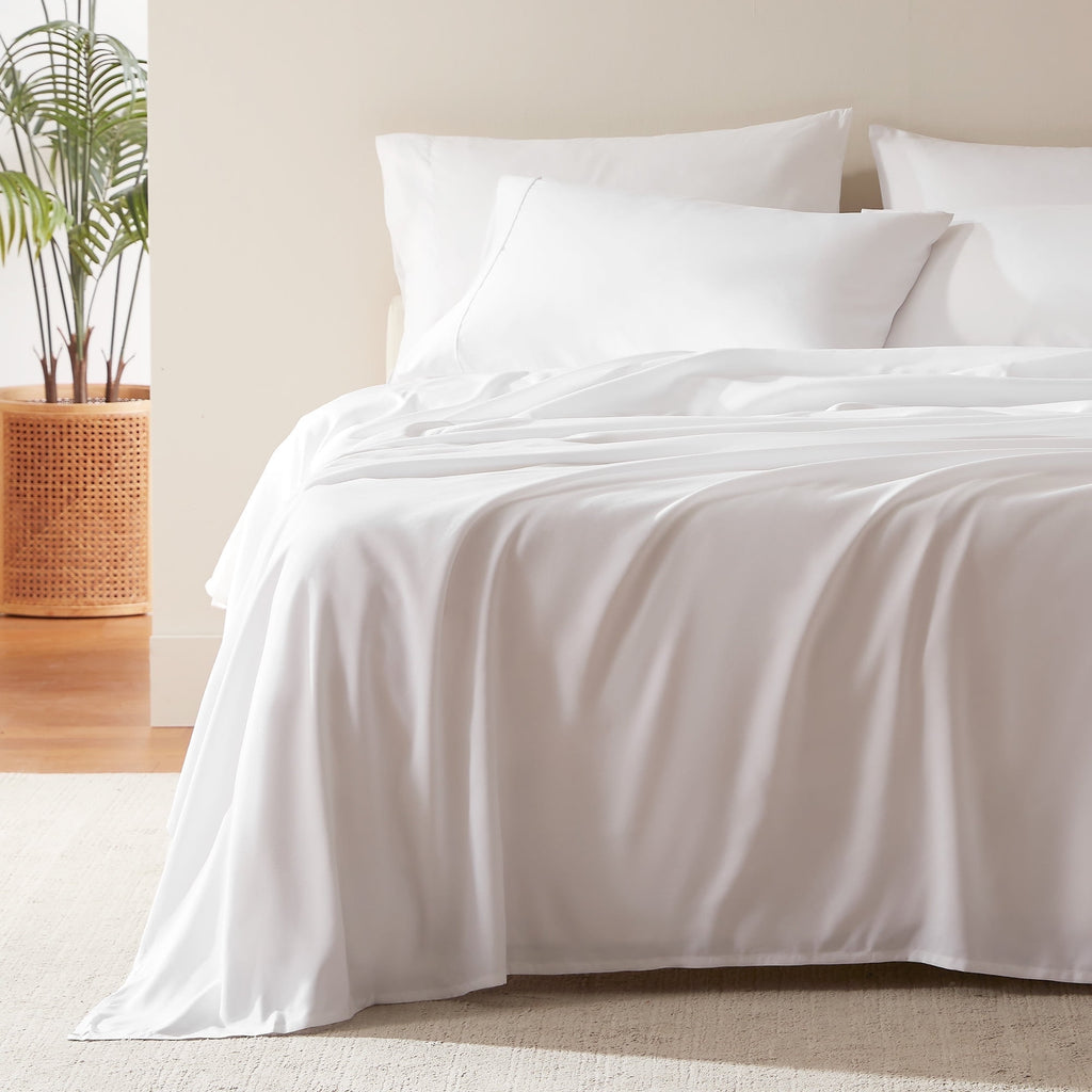 Nanotex Super Soft Cooling Twin Bed Sheets Set for Kids 3 Piece - Easy Care Fitted Flat Sheet & Pillowcase Sets - Wri...