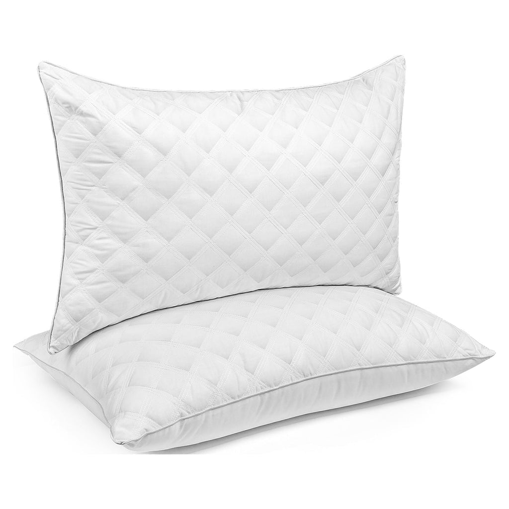 Bed Pillows Queen Size Set of 2 Pillows for Bed 2 Pack Cooling Hotel Collection Down Alternative Pillows 20 x 30 inches