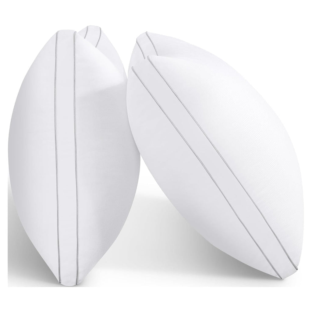 SORMAG Bed Pillows 2 Pack Down Alternative Pillows for Bed Queen Size Set of 2 Soft Hotel Collection Gusseted Cooling Pillow 20 x 30 inches