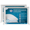 Performance Cooling Bed Pillow, Jumbo, White- Extra Firm, 2 Count