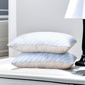 PYPUMSA Shredded Memory Foam Pillows Standard Size Set of 2, Regulating Reversible Cooling Pillow Bed Pillow for Bed, Adjustable Loft Bed Fi