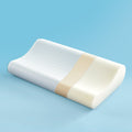 Sleep Zone Standard Cooling Memory Foam Pillow, Ergonomic Adjustable Orthopedic Contour Bed Pillows Neck Support for Side Back Stomach Sleep