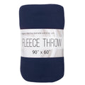 Solid Color 90"L x 60"W Fleece Throw Blanket for Fall, Winter, Spring, Summer, Men, Women, Homeless, Charity Donation...